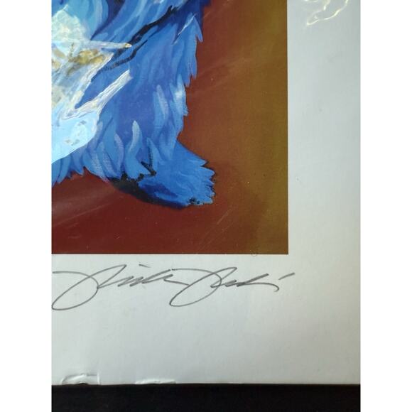 Yorkie Artisan Print 8x 10 Numbered Signed Art Print 100/250 Colorful Whimsy - Picture 5 of 9